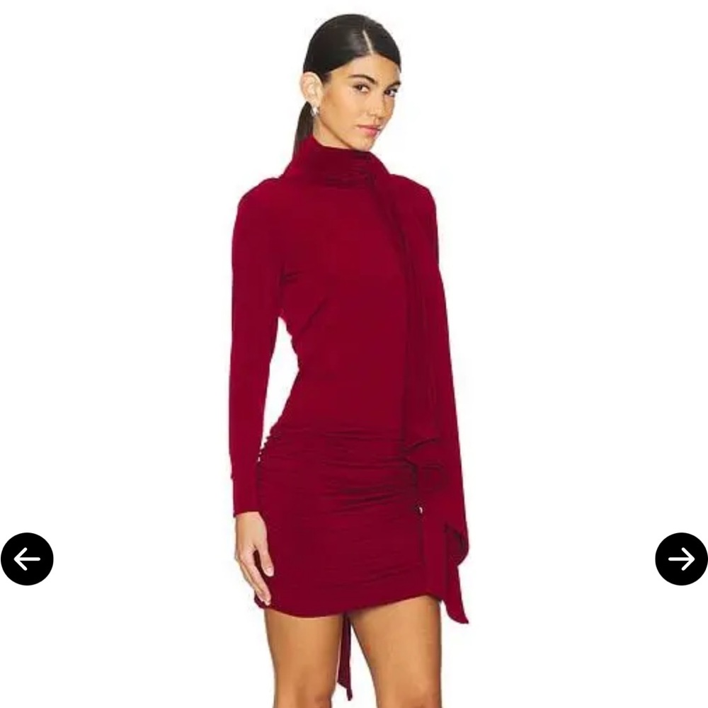 NWT Leslie Amon Gstaad Black Mini Dress - Picture 5 of 5